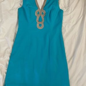 Lily Pulitzer size 8 evening dress two small stains-